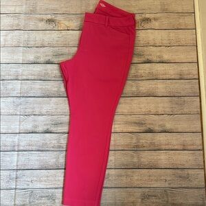 Old Navy High-Rise Pixie Skinny Pants in Pink, size 16 petite